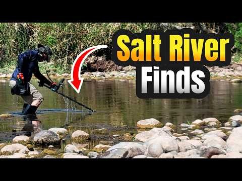 What Do People Lose in Arizona's Salt River? Metal Detecting Surprises!
