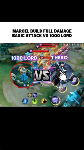 MARCEL BUILD FULL DAMAGE BASIC ATTACK | MLBB ✅ #mlbbcreator #mlbbgoldenmonth