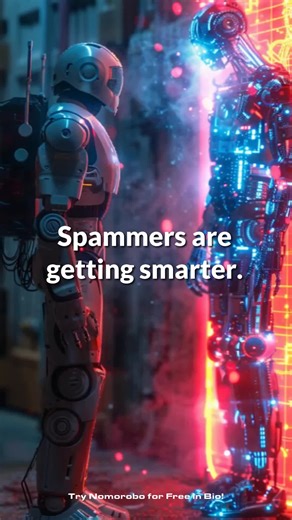 Embrace tranquility with the free Nomorobo app, your ultimate shield against sophisticated spam calls! 🛡️ #robocalls #spamblocker #spamcalls #spamtext #blockspam #nomorobo