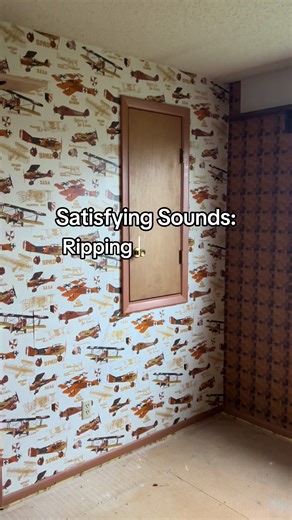 Satisfying Sounds of Ripping Wallpaper