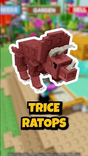 Triceratops Speeds Up Your Plants in Grow a Garden! 🦕