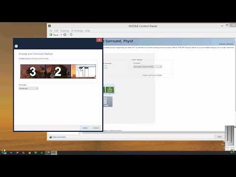 PC-How to setup Nvidia Surround! 3 Monitors (1080p video)