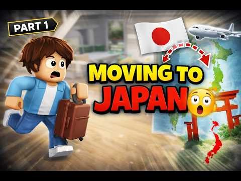 We Are Moving to JAPAN 😱 Roblox Family Story Part 1