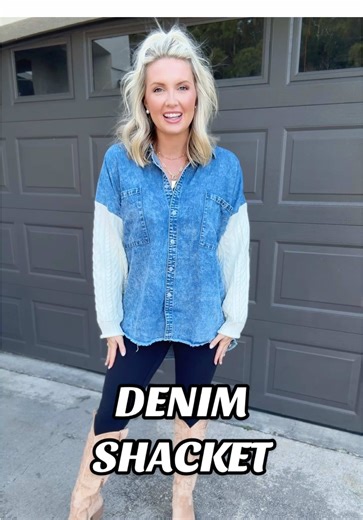 Denim Shacket Style Guide for Trendy Outfits