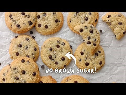 Chocolate Chip Cookies WITHOUT Brown Sugar! | Soft & Chewy