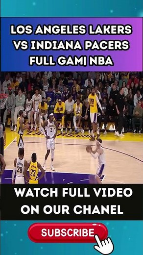 Los Angeles Lakers Vs Indiana Pacers Full Game Highlights part 5
