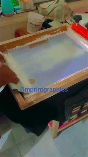 How I Print & Cure Custom T-Shirts with a Heat Gun | OM Print Graphics #shorts #screenprinting