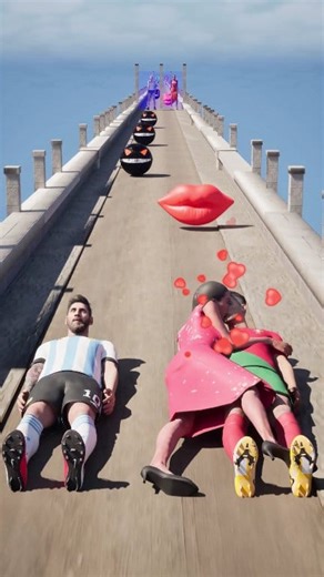 6.3M views · 40K reactions | lionel messi vs Cristiano Ronaldo GTA V New Kiss or Save #shorts #memes | CGI View | Facebook