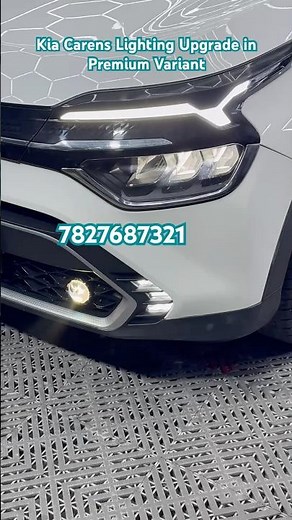 Kia Carens 2025 Premium | Base to Top Lighting Modified | Luxury Plus Headlights & 150W Bi-LED Fog