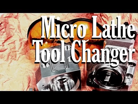 Micro CNC Lathe Automatic Tool Changer!