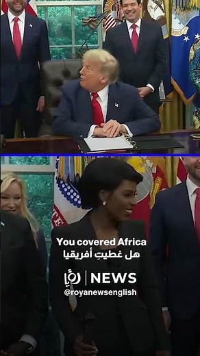 “You’re beautiful”: Trump to journalist Hariana Veras during the Congo-Rwanda peace agreement