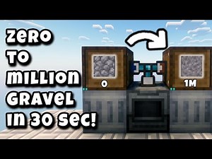 Fastest way to farm Gravel! Auto & Manual | All the Mods +