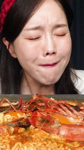 킹타이거 새우로 만든 역대급 라면 먹방 🦐The Legendary King Tiger Prawn Ramen Mukbang ASMR Ssoyoung
