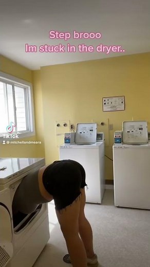 Step Bro, I'm Stuck in the Dryer.. #shorts