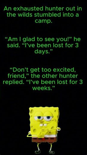 Lost Hunters Joke 😂 | SpongeBob Meme | Funny Jokes & Memes