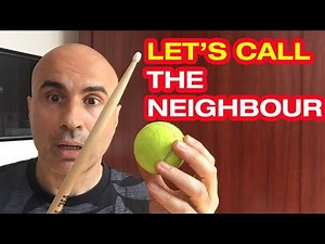 Drum Isolation Platform, Tennis Balls Solution Verdict. Live testing with downstairs neighbour