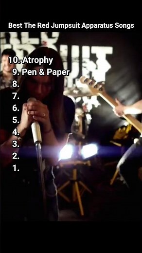 Top 10 Best The Red Jumpsuit Apparatus Songs #redjumpsuitapparatus #top10 #bestsongs #bestmusic