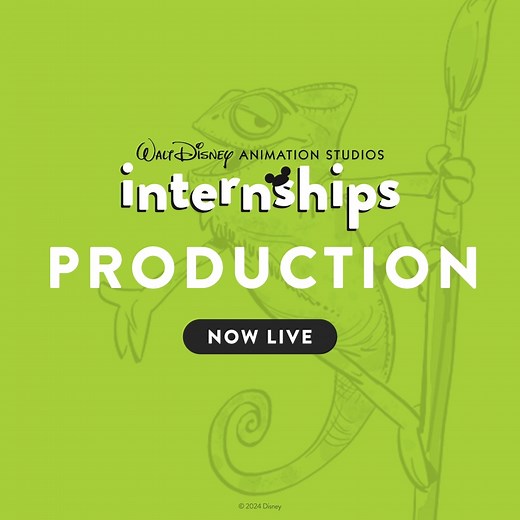 Our Summer 2025 Production Internships are now live! Get your applications in by January 5th! http://di.sn/6001GoVpB | Disney Animation Careers
