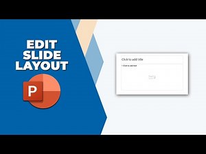 How to edit slide layout in Microsoft PowerPoint