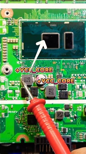 Learn Motherboard Power Rails in Seconds CPU RAM 3V and 5V #shorts #motherboardrepair