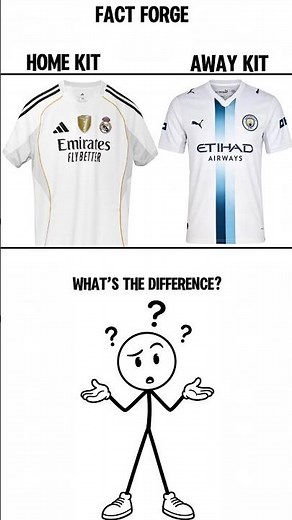 Home Kit vs Away Kit ⚽ What’s the Difference? Fifa word cup #fifaworldcup #shortsfeed