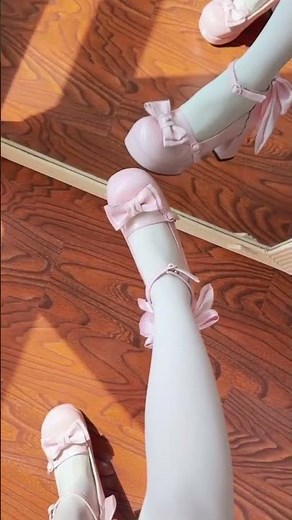 🎀 Sweet Lolita Aesthetic ✨ | Frilly Dress & Pink Platform Heels