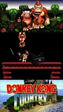 The Most Iconic SNES intro - Donkey Kong Country #donkeykong #supernintendo #nintendo #retrogaming