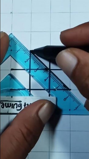 easy drawing on graph paper