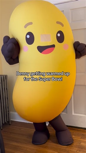 Beanstack by Zoobean on Instagram: "Benny is ready for the #SuperBowl and #BadBunny 🏈🐰"