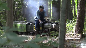 Steam trains thunder over the 7.5" gauge mainline at the Blueberry Railroad in Ohio. | The Steam Channel