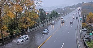 Heavy rain in Seattle today. Please travel safely. 🍁Help us out by clearing drains of leaves in your neighborhood 📲Call 206-684-ROAD or use the Find It Fix It app to report downed trees, landslides, and clogged drains 🫵Turn around, don't drown: avoid driving through flooded areas Thank you! | Seattle Department of Transportation