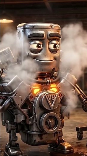 how a car engine works with all major components!!