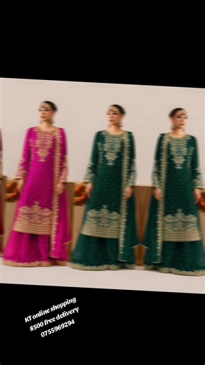 Presenting New 5000 Series Quality Ek level UP 🧚‍♀*Top* *Fabric* : Foux Gorgette *Inner* : Micro *Work*. : Codeing with Sequnce with rivet moti *Stich*. : *M(38),L(40)XL(42),XXL(44) with 3xl margin* *Length* : 45-46 inch 👖*Plazo* *Fabric* :- Foux Gorgette *Work*. :- Codeing with Sequnce with Rivet moti *Inner*. :- micro cotton *Stich* :- Full stich upto 44 with elastic *Length* :- 39-40 inch 👗*Dupata* *Fabric* : Foux Gorgette *Work*. : Codeing with Sequnce with rivet moti with Fourside lace b