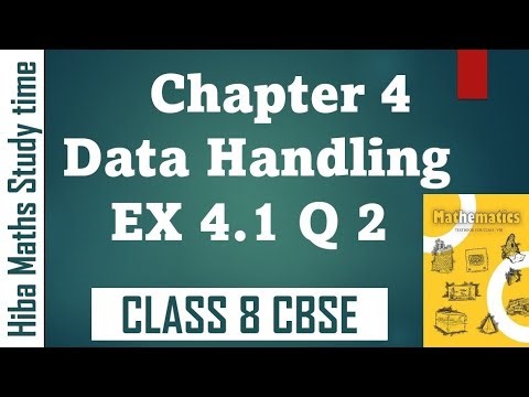 Cbse 8th maths chapter 4 Data handling exercise 4.1 question 2 | cbse mathssolutions in Tamil