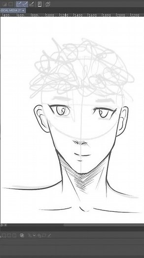 How To Draw A Face Digitally Beginner Friendly | Anime Manga