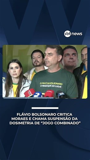 Flávio Bolsonaro critica Moraes e chama suspensão da Dosimetria de “jogo combinado” | #NewsSábado