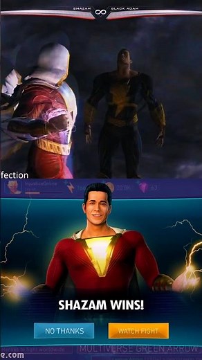 Shazam Special Move Comparison - Injustice 1&2