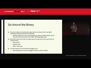 OffensiveCon19 - Alex Ionescu - Keynote - Reversing Without Reversing
