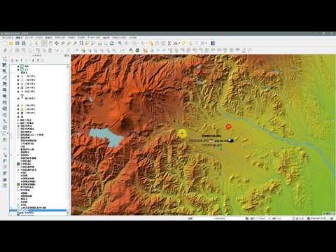 QGISで現場管理の地理院タイル編