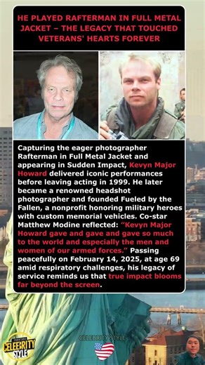 He Played Rafterman in Full Metal Jacket – The Legacy That Touched Veterans' Hearts Forever