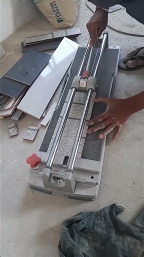 Tile Cutter Machine in Action 🔧 | Satisfying Tile Cutting #shorts