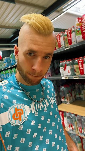 Exploring Beverage Aisle in Retail Store