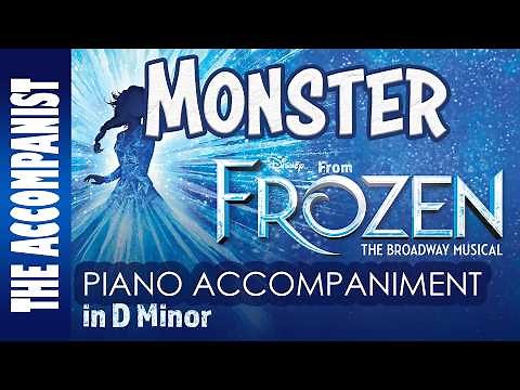 Monster (Frozen) - Piano Accompaniment [Karaoke Lyrics in CC]