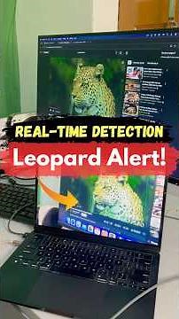 Leopard Alert System – ESP32 + AI Vision Detection😳🚨 #leopard #yolo #ml #aiprojects #mlproject