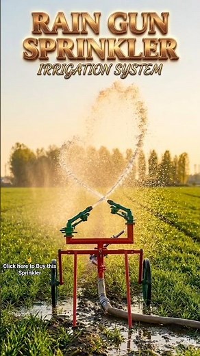 Amazing Rain Gun Sprinkler Irrigation System