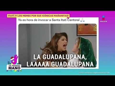 Memes de las Mañanitas que Itatí Cantoral le cantó a la Virgen de Guadalupe