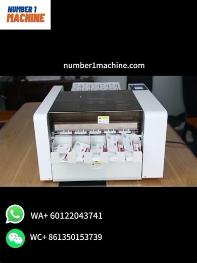 Professional Automatic Business Card Cutter | High-Speed Name Card Slitting Machine