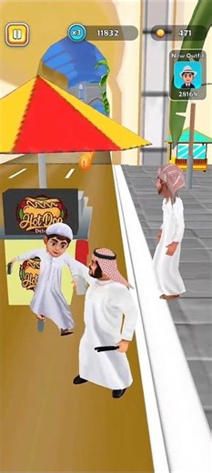 لن تصدق كيف نجا في آخر ثانية! 😳🔥النهشة run #shorts