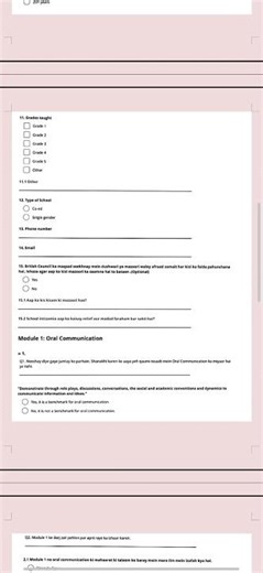 British Council EaSTE Module 1 Evaluation Questions