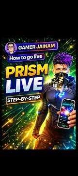 PRISM Live Studio Full Tutorial 2026 🎥 Go Live Easily! | GAMER JAINAM